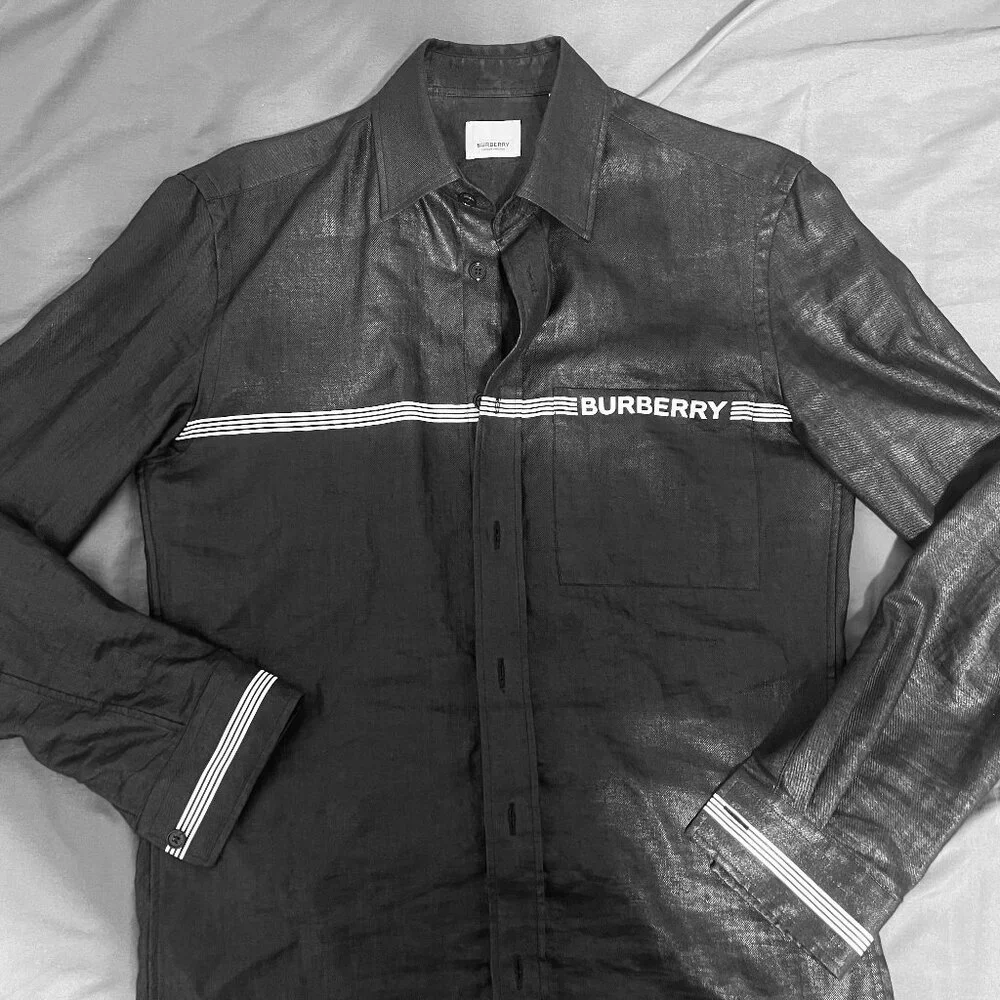 Burberry Men Dress shirt XS black - Picture 1 of 9